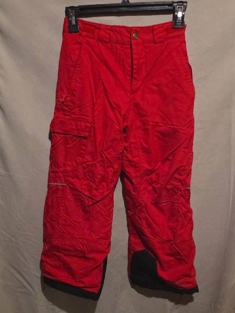 Columbia Men's Bright Red Cargo Snow Pants